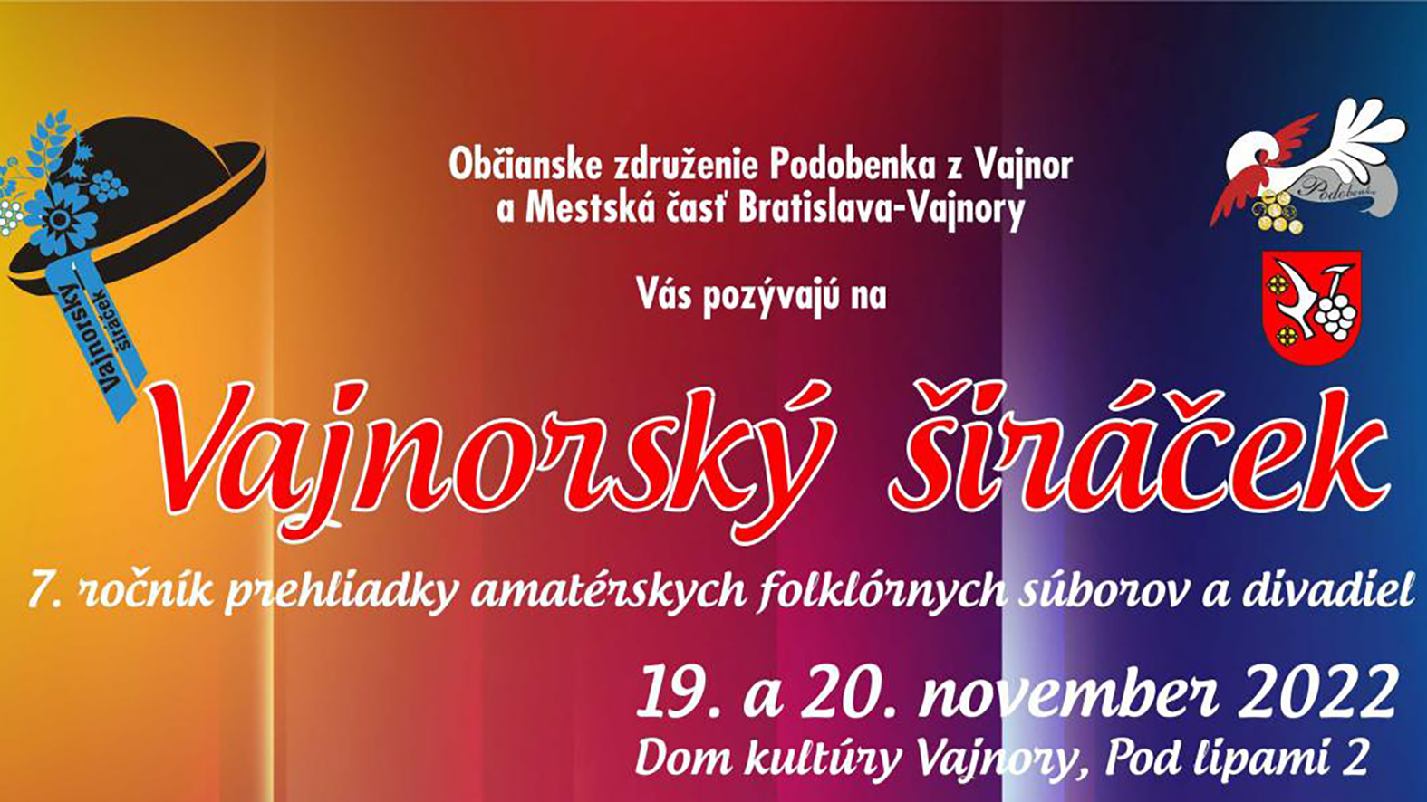 Vajnorský širáček prinesie amatérske folklórne súbory a divadlá