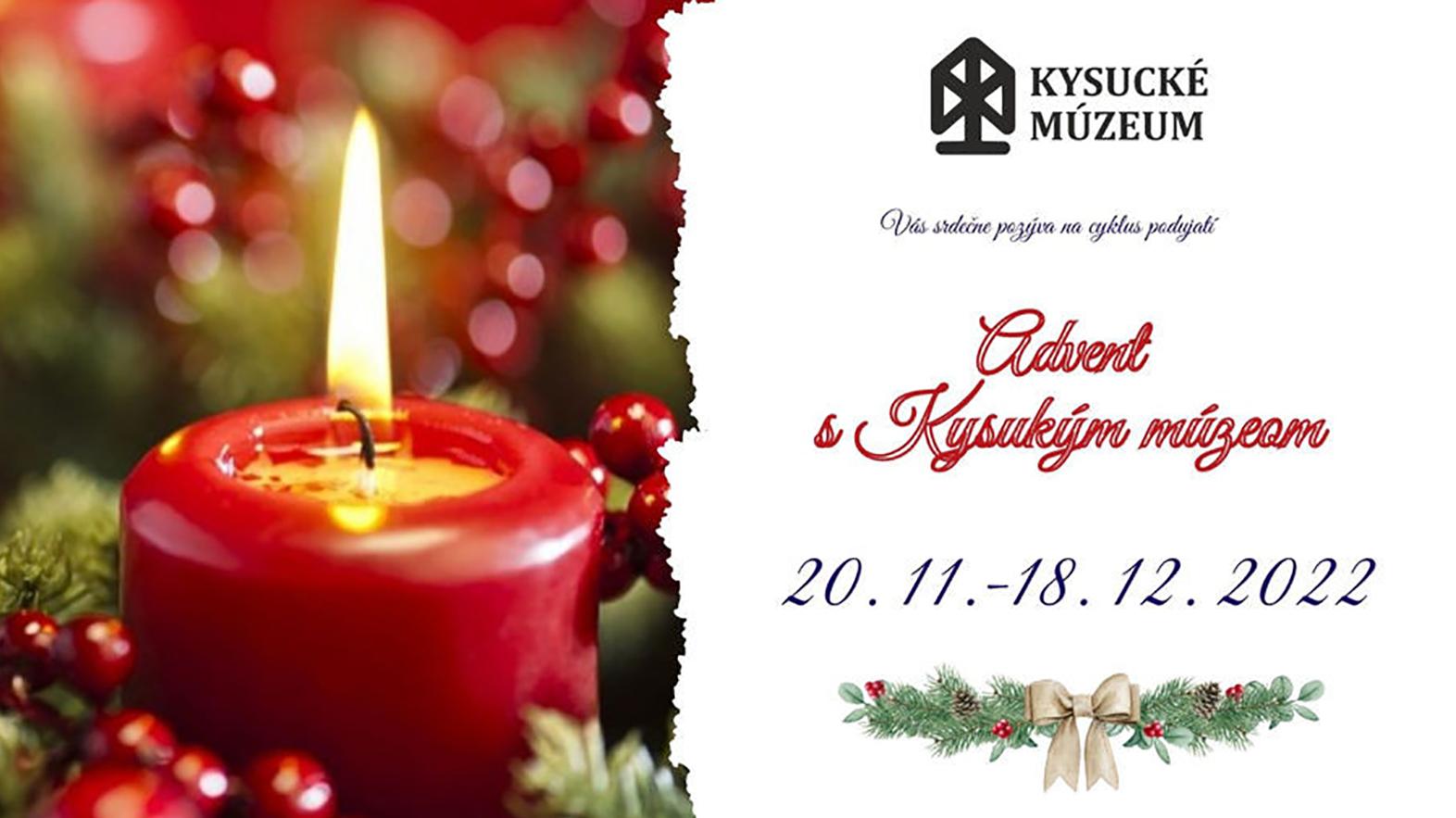 Advent s Kysuckým múzeom ponúka výstavy, podujatia i koncert