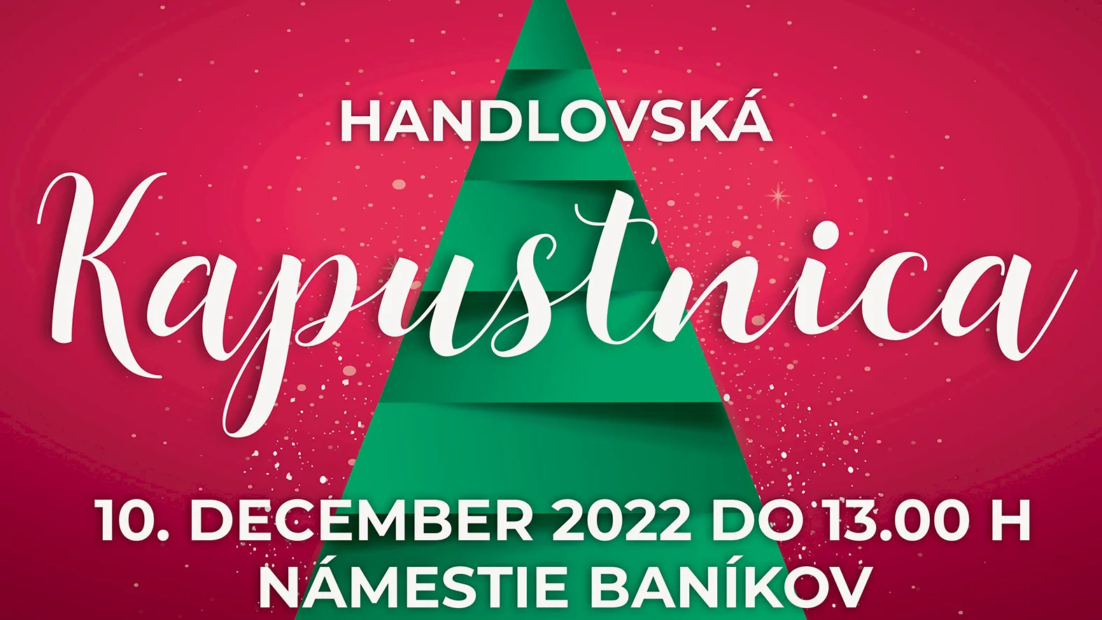 Handlovská kapustnica 2022! Poďte s nami rozdávať radosť chutne a ekologicky