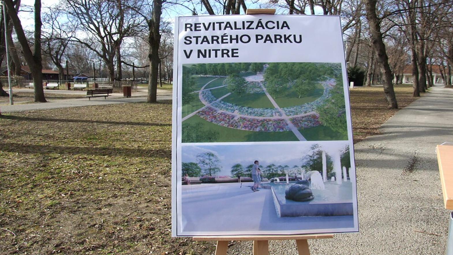 V Starom parku sa naplno rozbehli práce na jeho revitalizácii