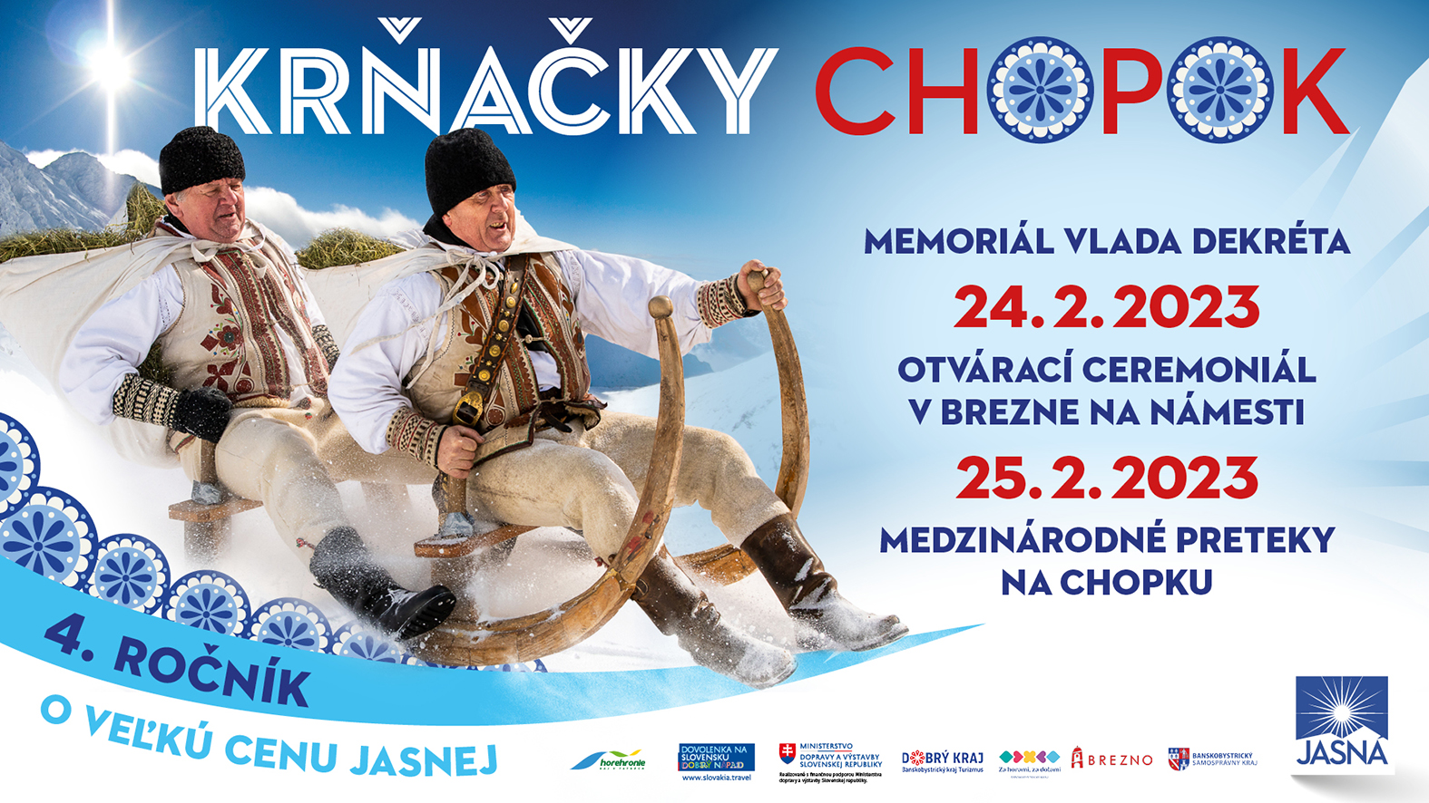 Krňačkové preteky v Jasnej otvoril včera ceremoniál na námestí v Brezne
