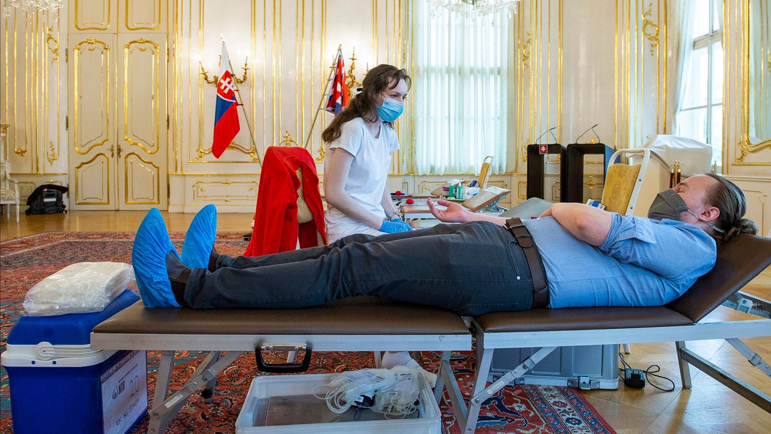 V Prezidentskom paláci privítajú dobrovoľných darcov krvi