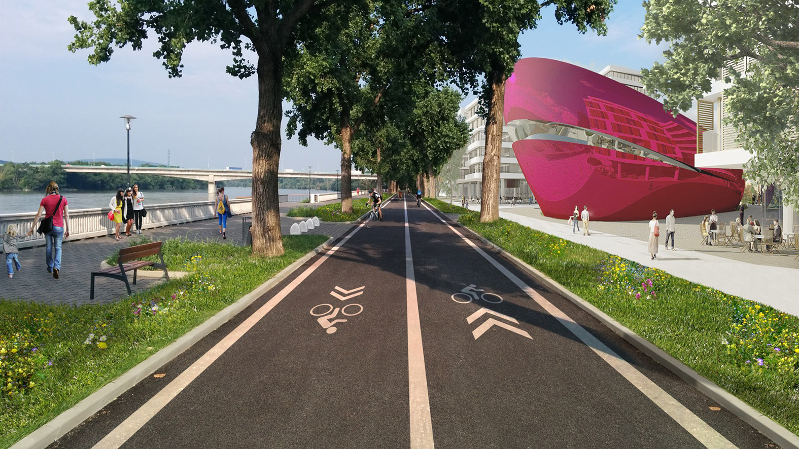 Na nábreží výrazne zmenia dopravu, pribudnú cyklopruhy aj buspruhy