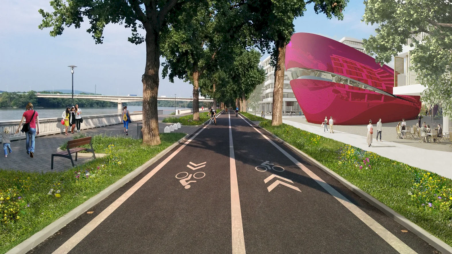 Na nábreží výrazne zmenia dopravu, pribudnú cyklopruhy aj buspruhy