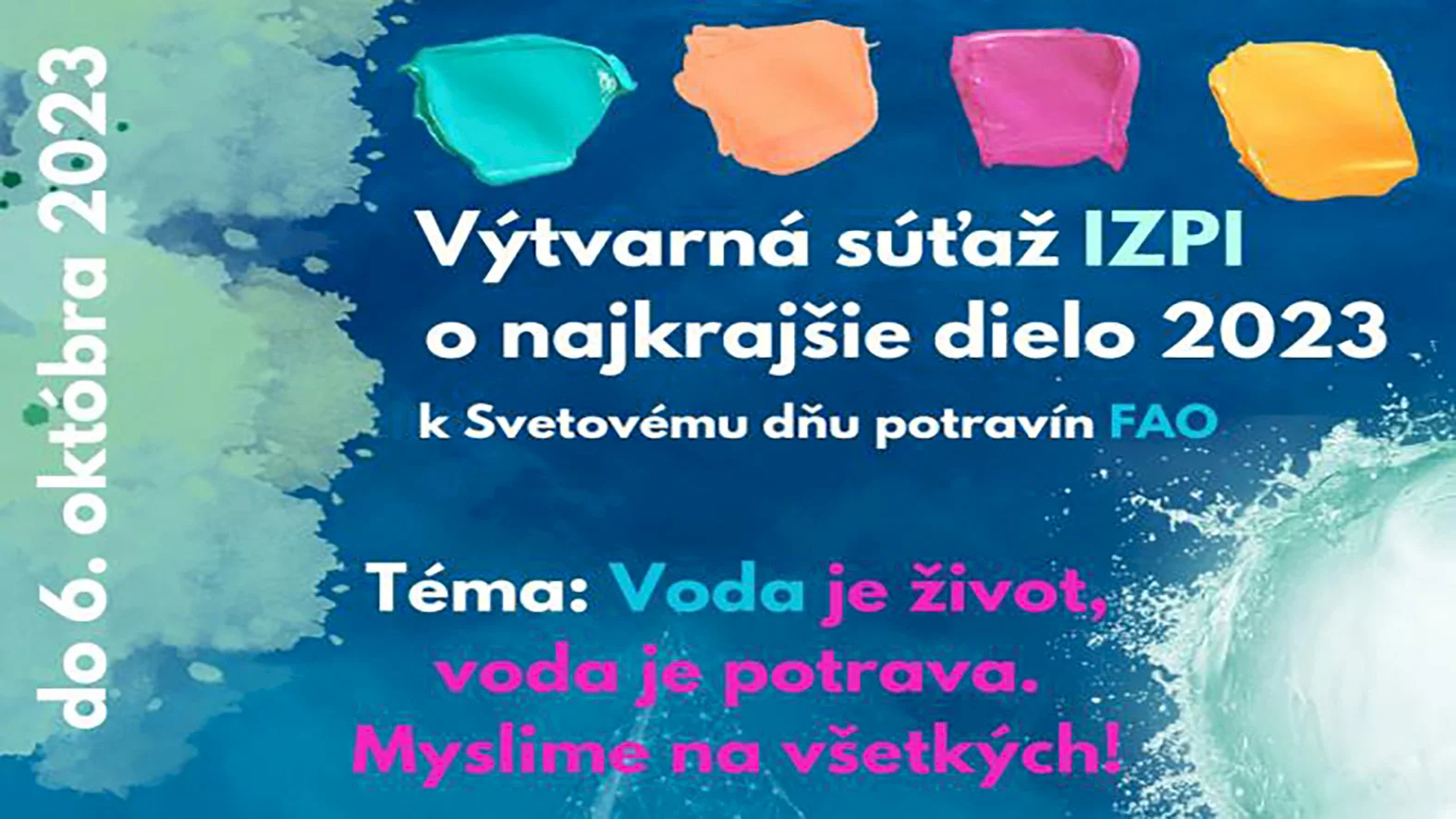 Súťaž: Voda je život, voda je potrava. Myslime na všetkých