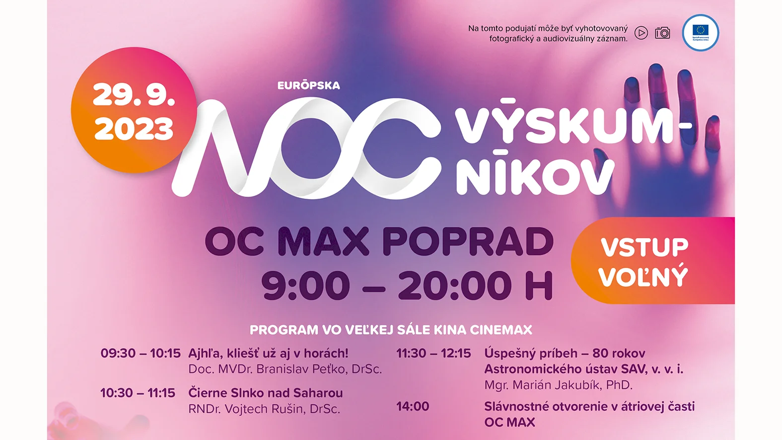 Európska noc výskumníkov v Poprade verejnosti priblíži vedecké poznatky a objavy