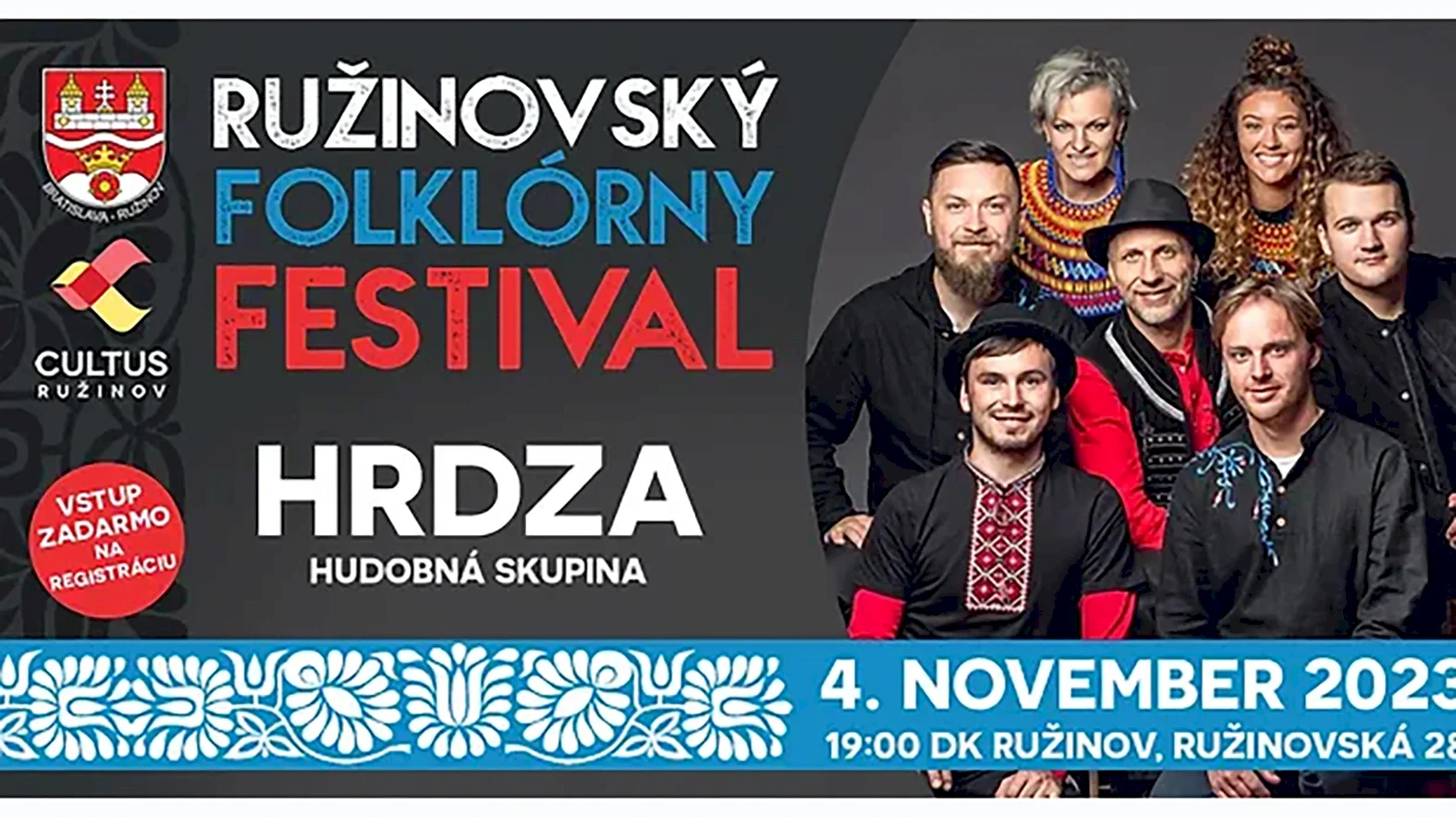 Ružinovský folklórny festival prinesie hudbu, tanec či tradičné umenie