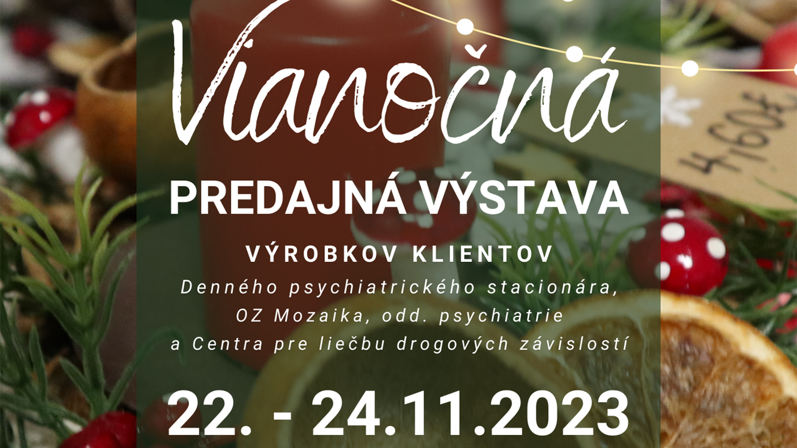 Nemocnica pozýva na charitatívnu vianočnú výstavu