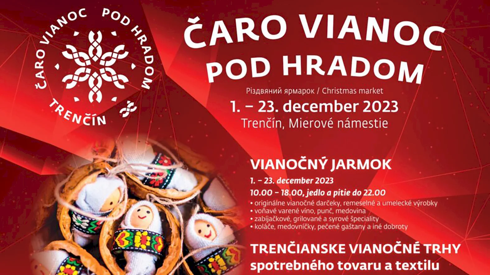 Na Mierovom námestí sa v piatok začne festival Čaro Vianoc pod hradom