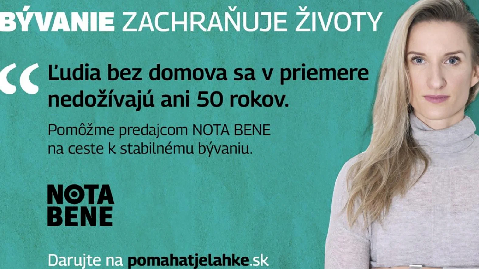 Ľuďom bez domova pomôže nová kampaň Bývanie zachraňuje životy