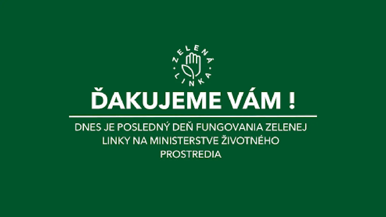 Zelená linka skončila, od ľudí evidovala viac ako 7000 podaní