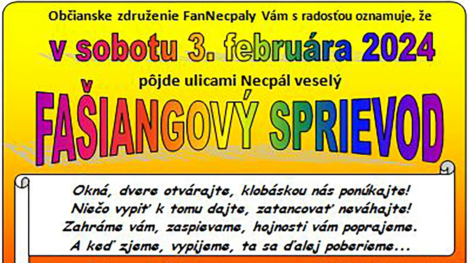 Fašiangy v Prievidzi