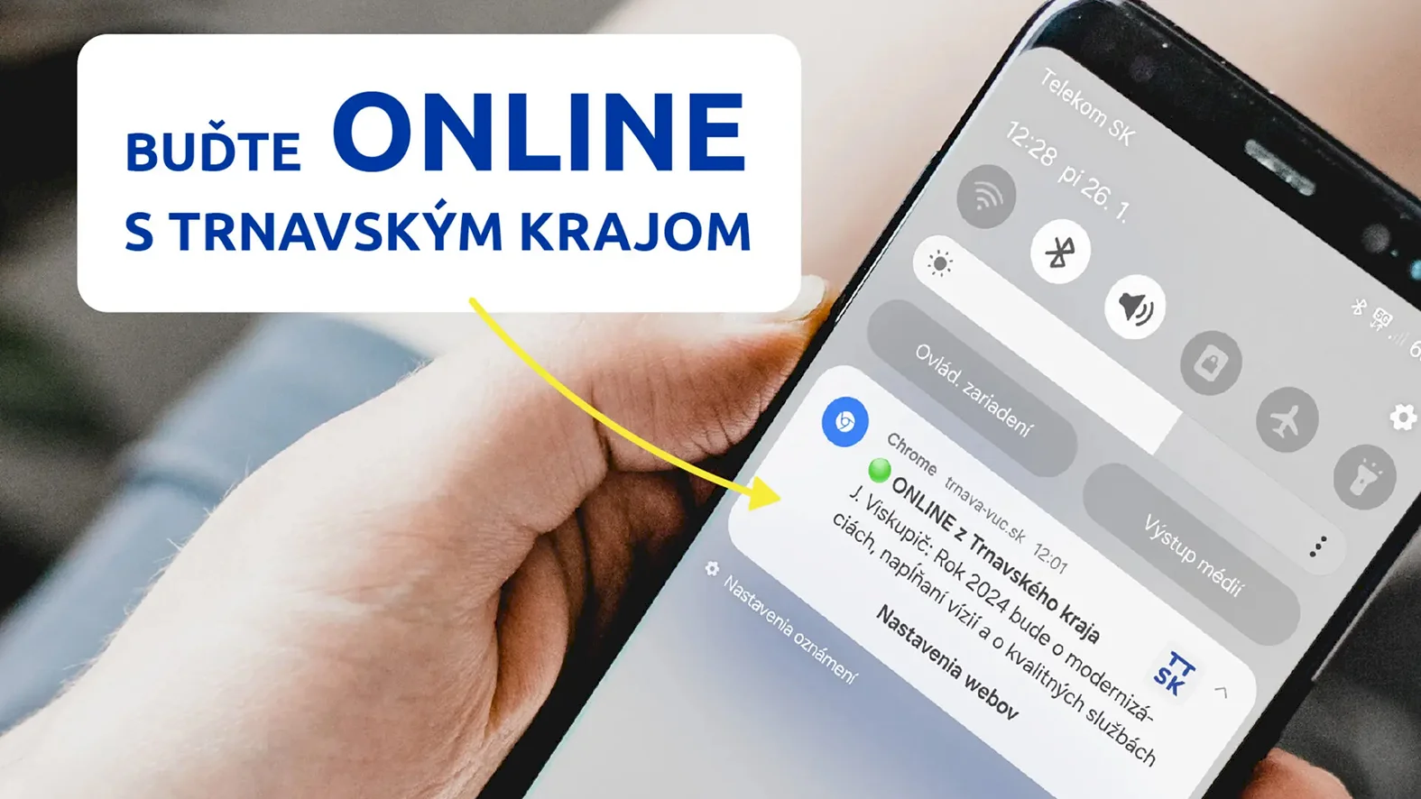 TTSK obyvateľov informuje aj cez novú službu Online s Trnavským krajom