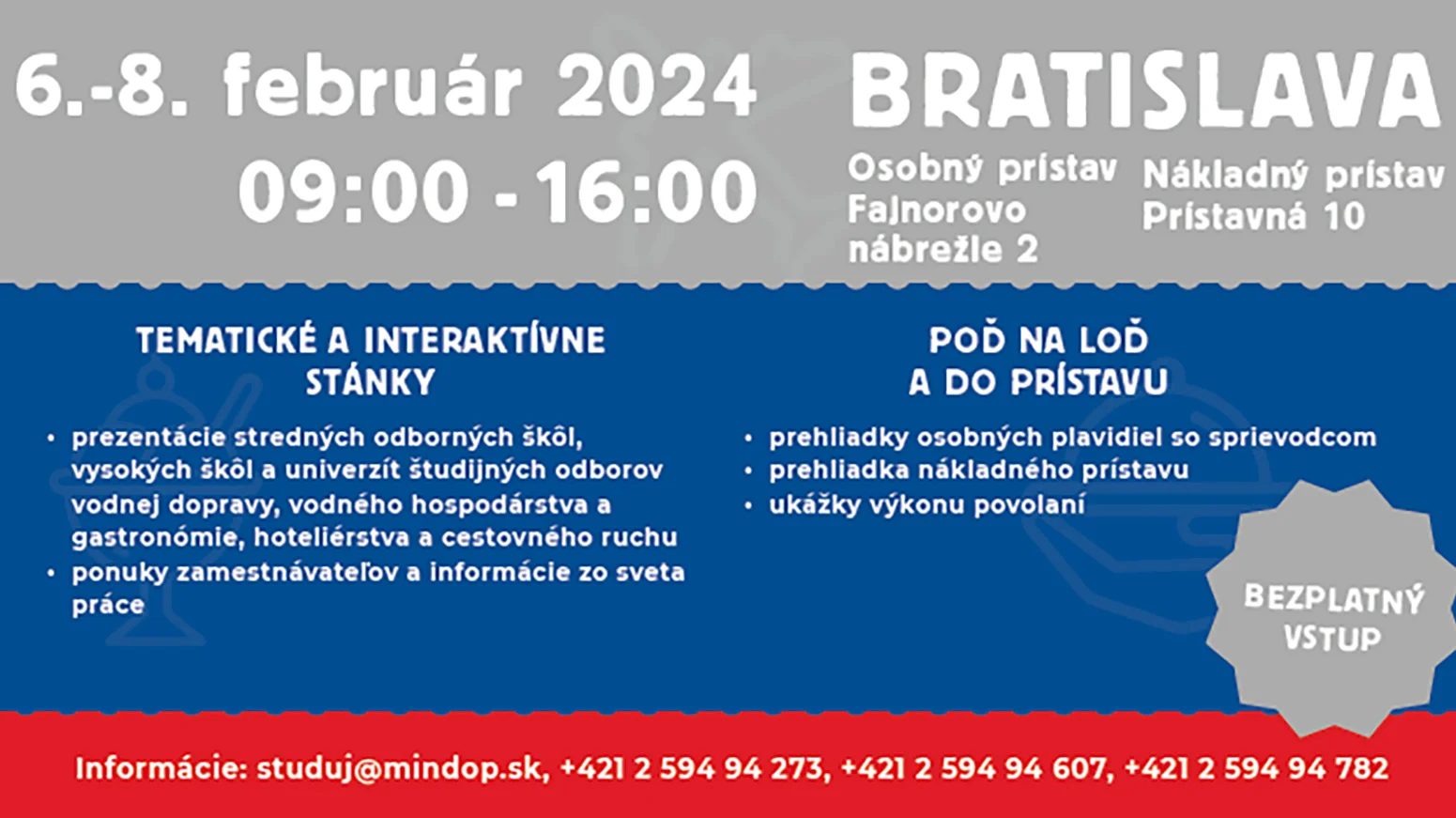 Podujatie Študuj cestovný ruch a vodnú dopravu sa uskutoční vo februári