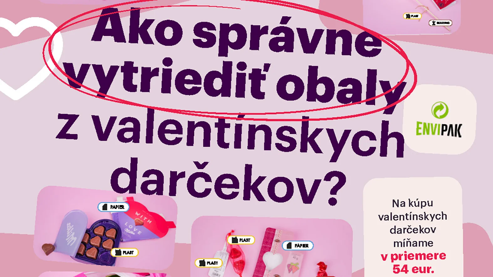 Viete ako správne vytriediť odpad z valentínskych darčekov?