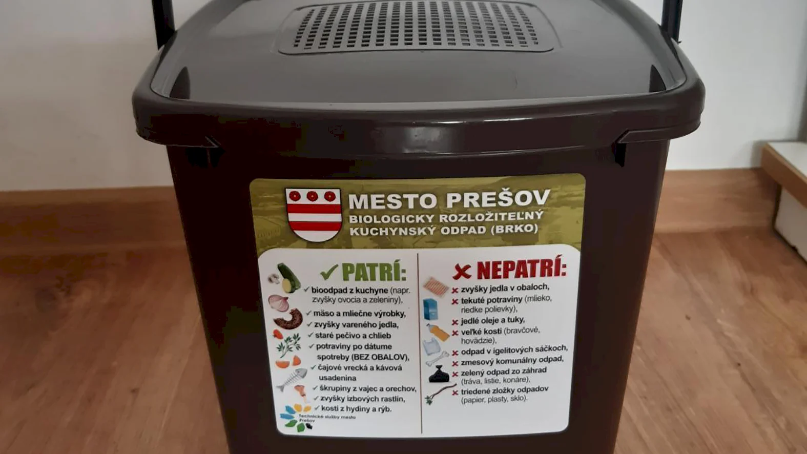 Prešov podporí zber kuchynského odpadu