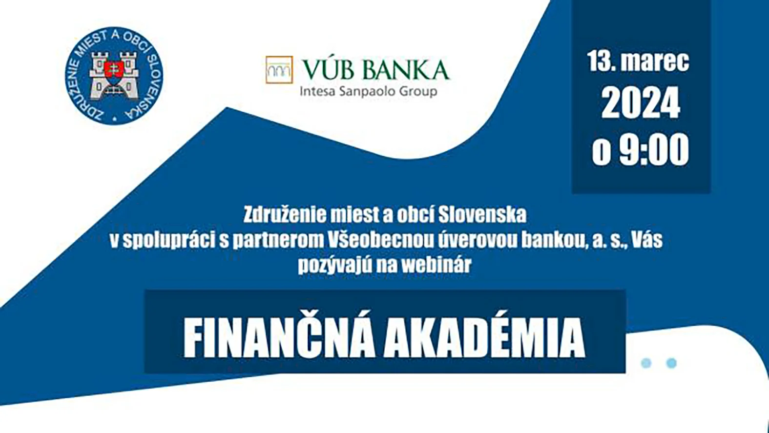Posledný deň na prihlásenie sa na webinár Finančnej akadémie ZMOS