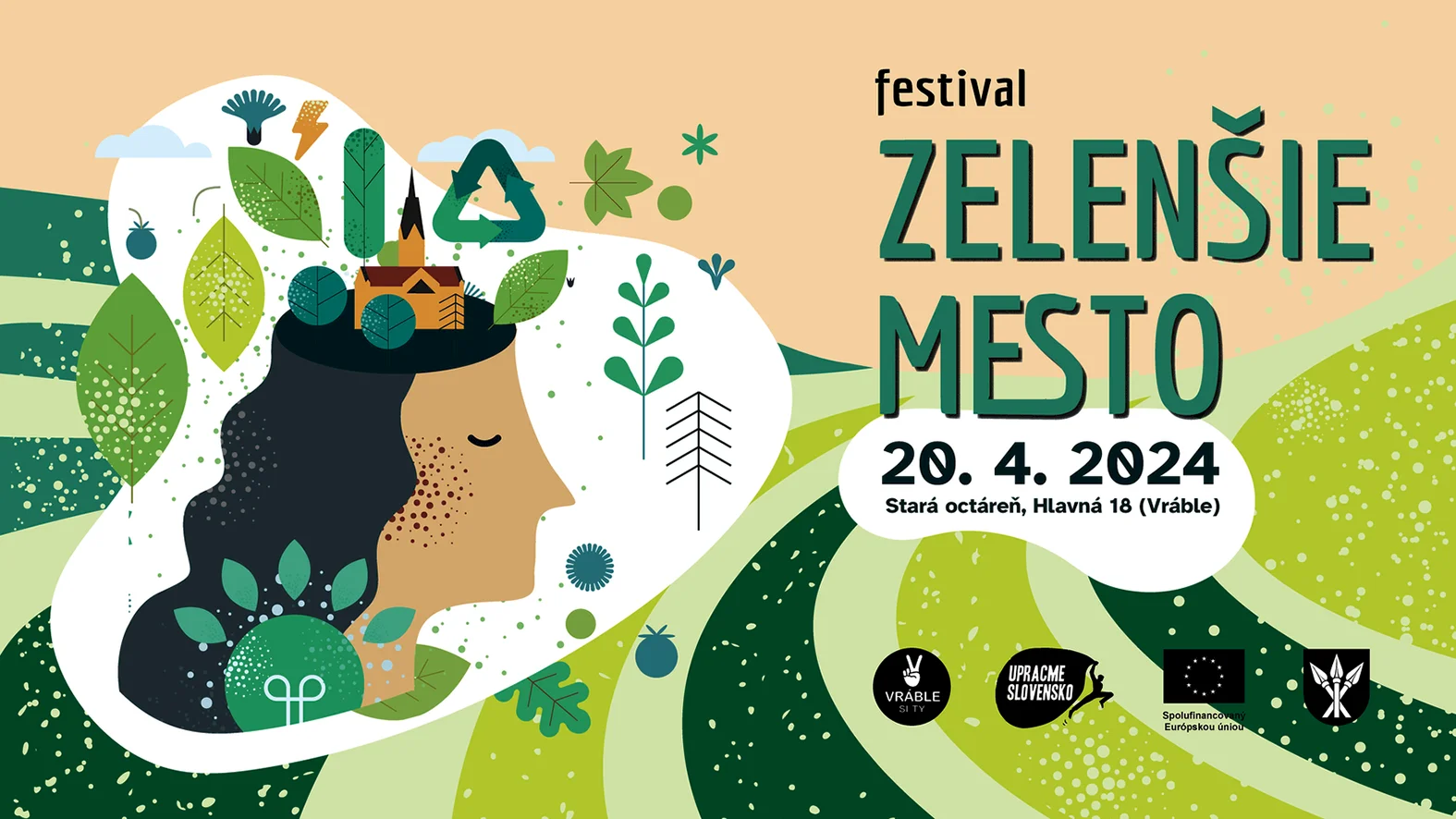 Dobrovoľníci i školáci v rámci festivalu Zelenšie mesto vyčistia Vráble