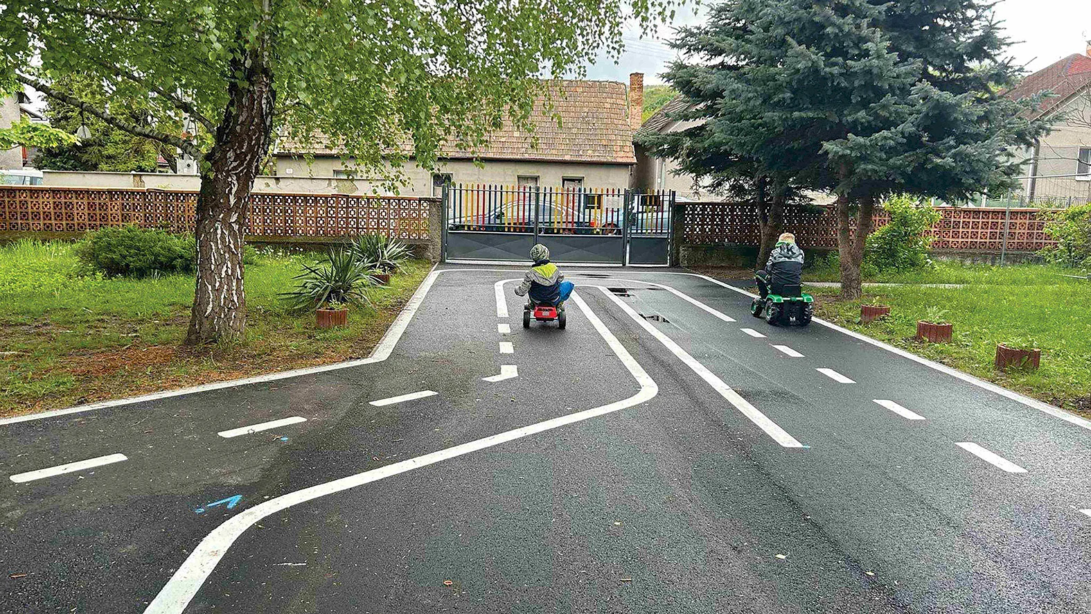 V materskej škole pribudlo detské dopravné ihrisko