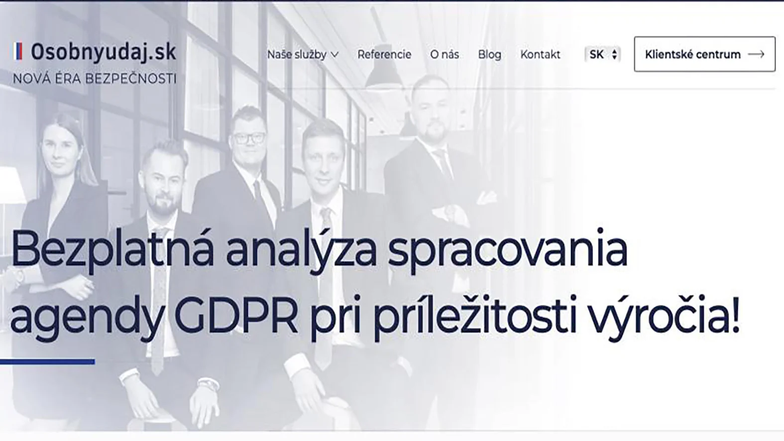 Kampaň osobnyudaj.sk k výročiu GDPR: bezplatná analýza GDPR vo vašej organizácii