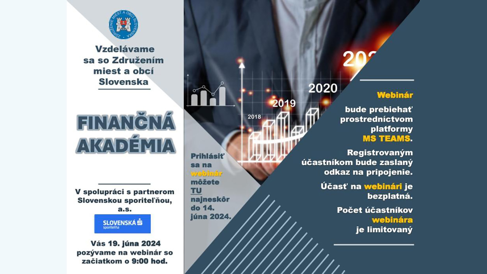 Uskutoční sa webinár Finančnej akadémie ZMOS