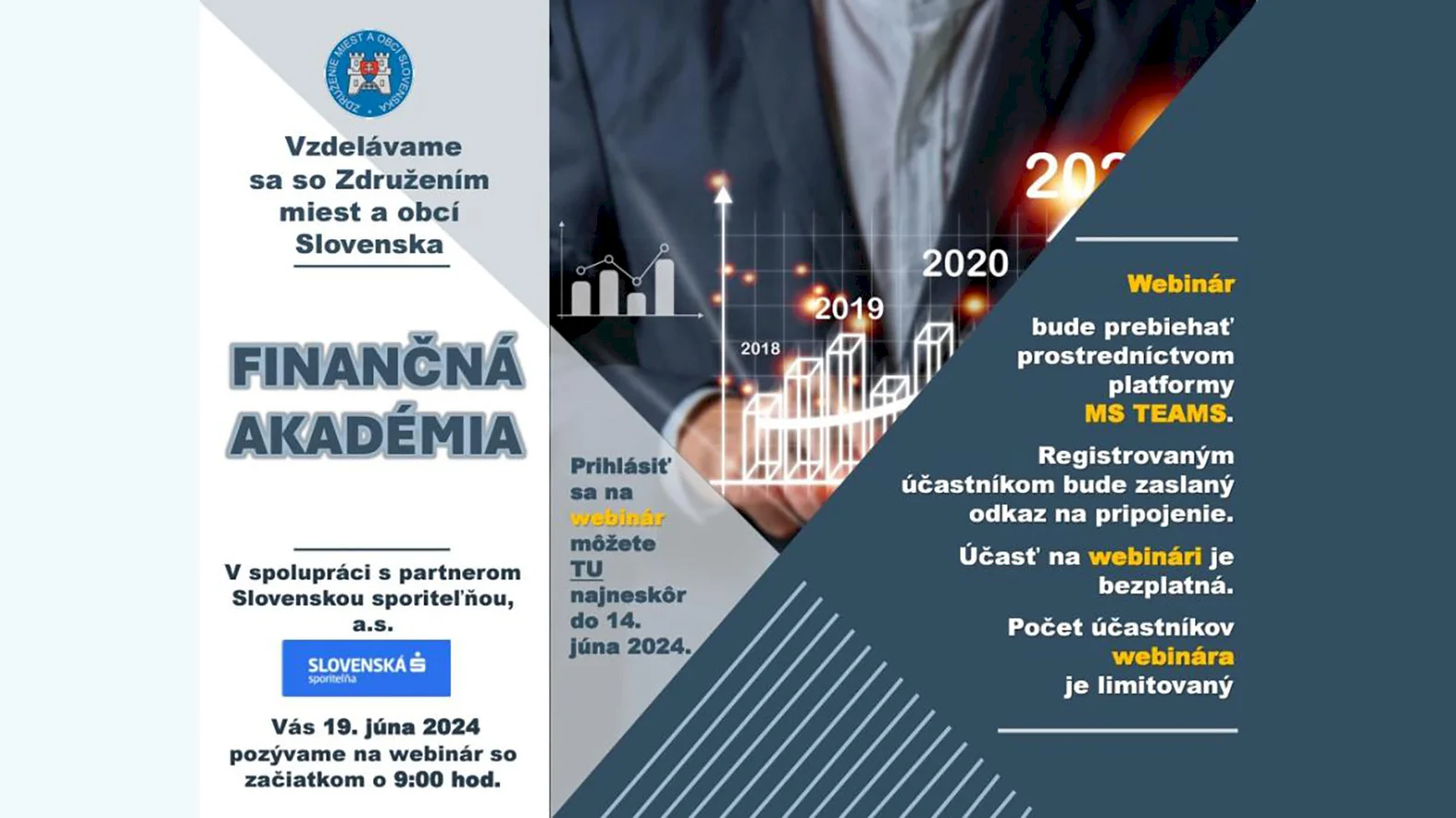 Uskutoční sa webinár Finančnej akadémie ZMOS