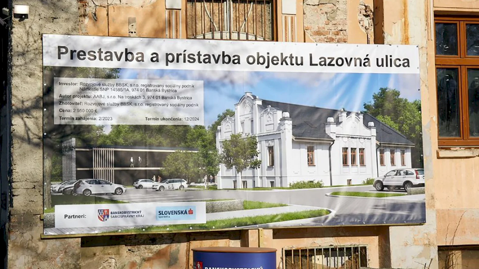 Rekonštrukcia „kaštielika“ na Lazovnej - hotovo by malo byť do konca roka