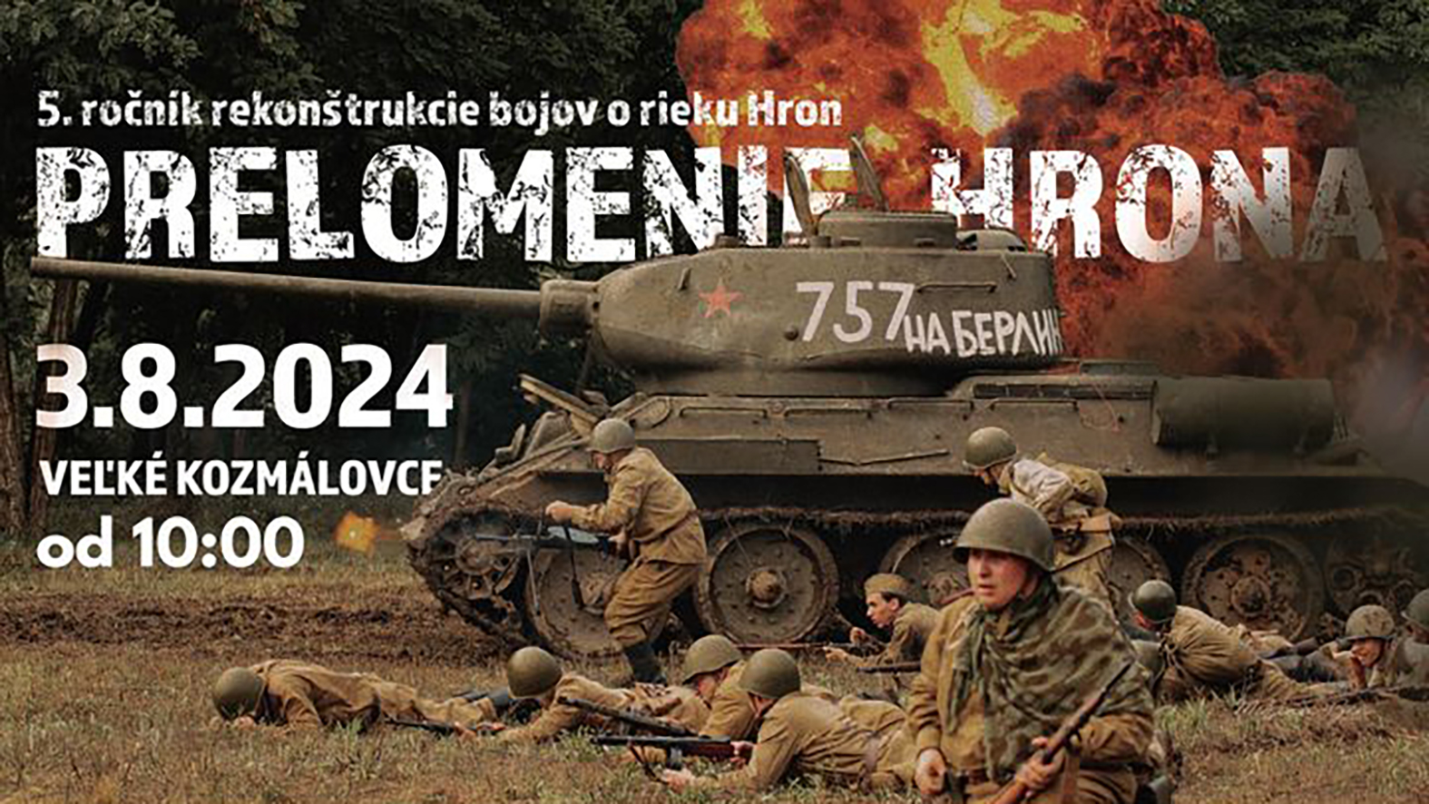 Prelomenie Hrona ponúkne bojové scény z 2. svetovej vojny
