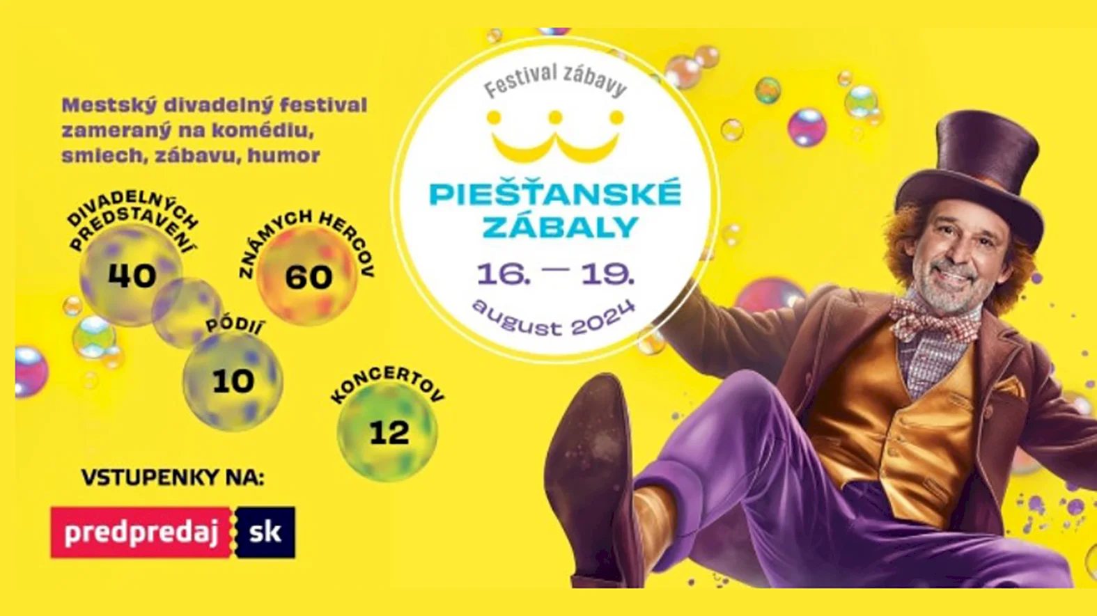 Festival zábavy – Piešťanské zábaly začína už tento piatok