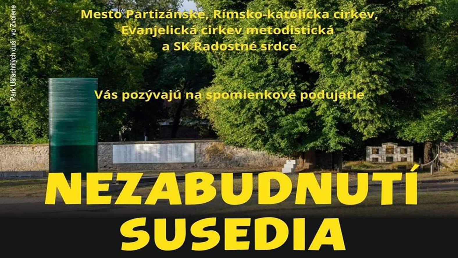 ZMOS podporil celoslovenskú spomienkovú tryznu Nezabudnutí susedia