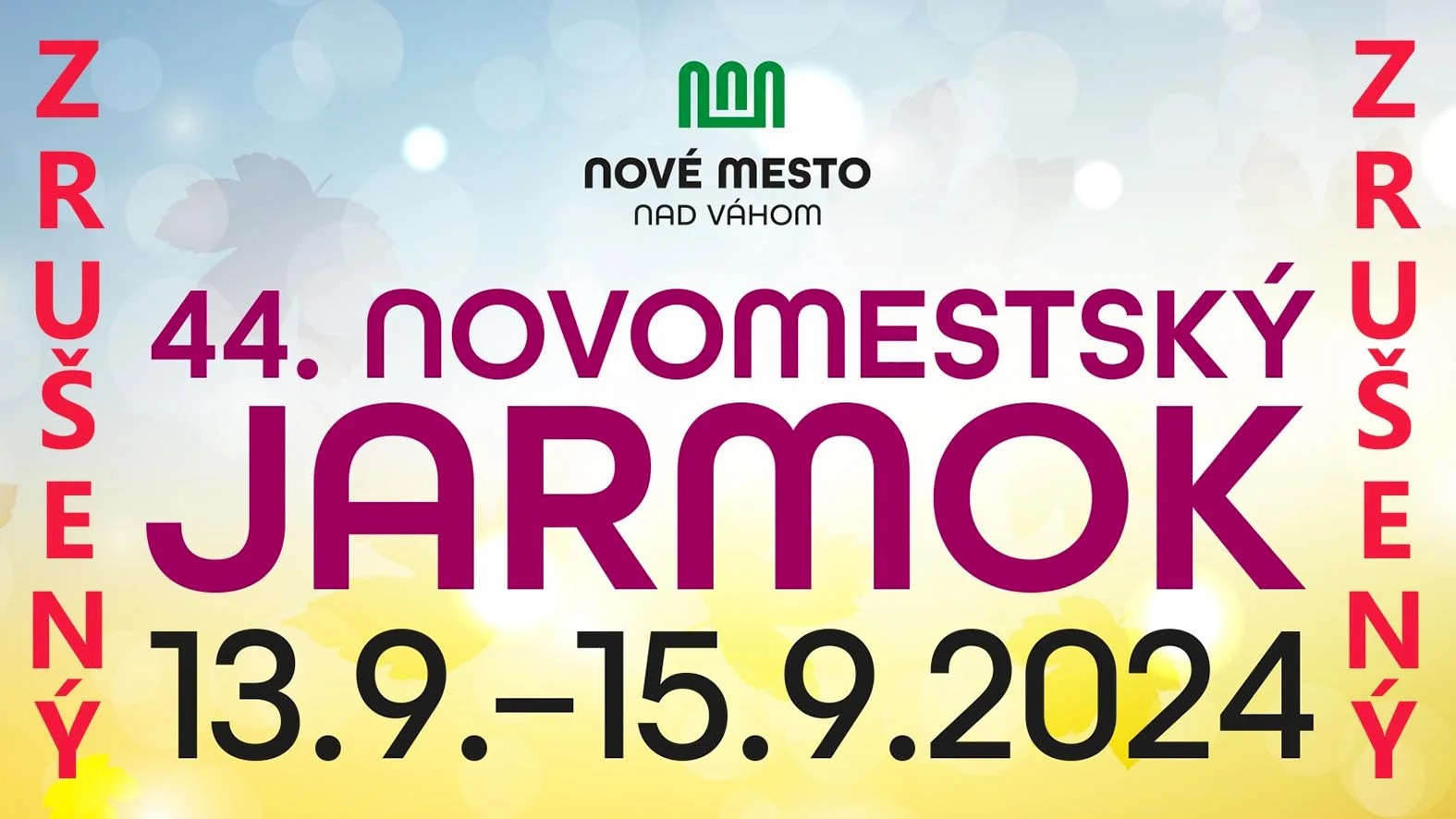 Radnica rozhodla o zrušení tradičného Novomestského jarmoku