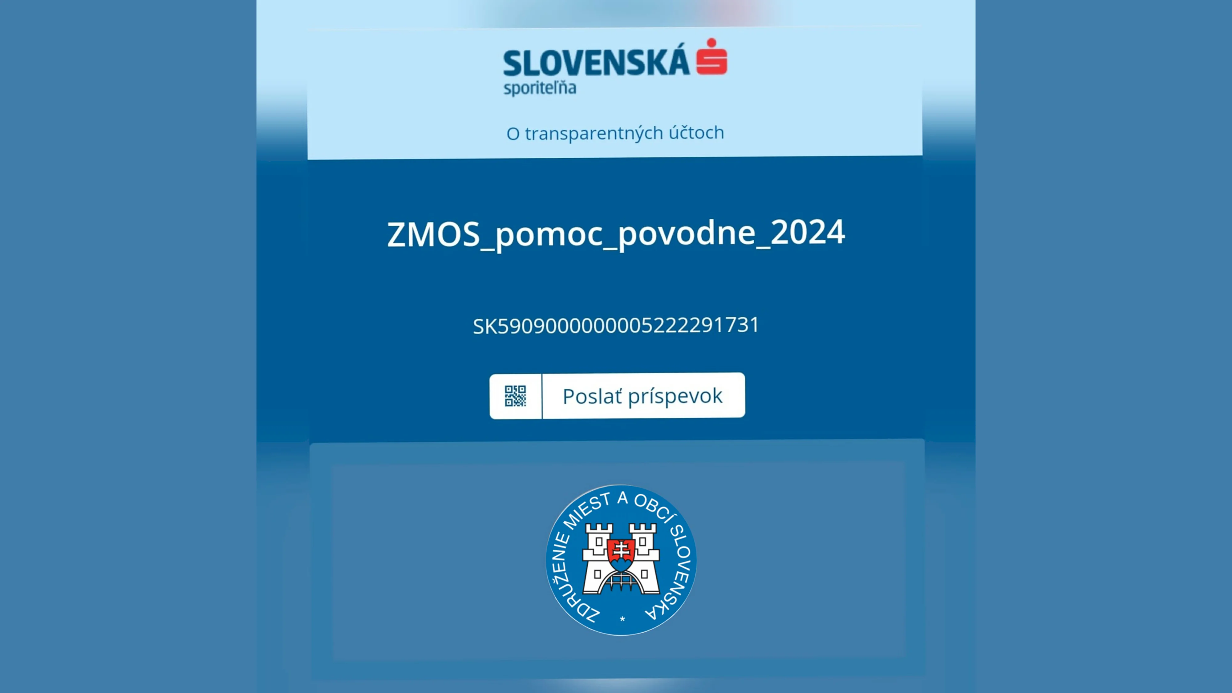 Zriadili sme transparentný účet na pomoc samosprávam postihnutým povodňami