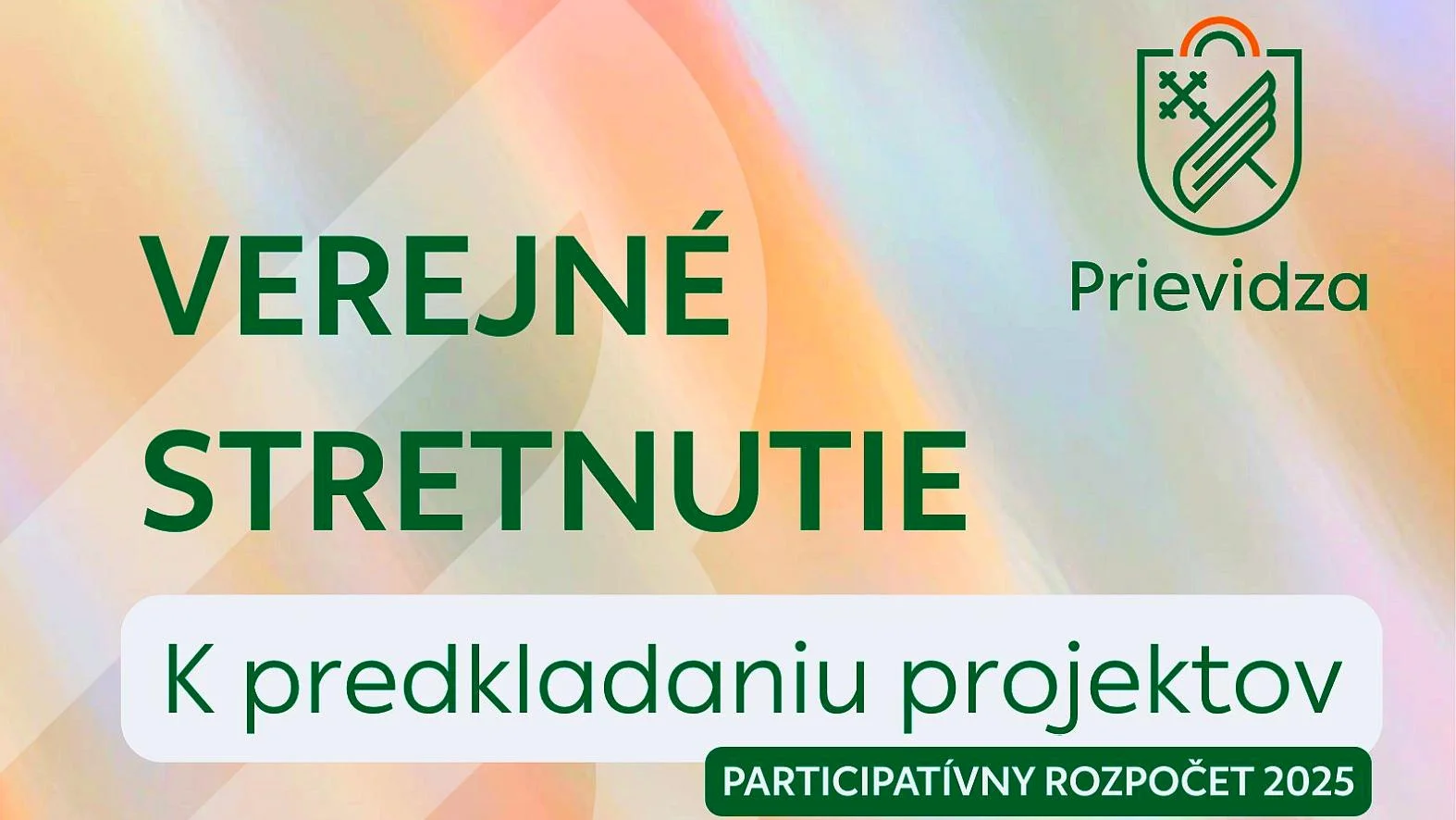 Mesto Prievidza spúšťa participatívny rozpočet 2025/2026