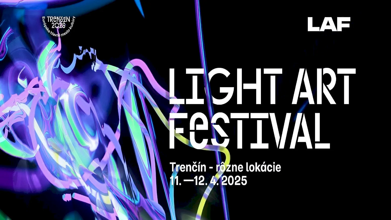 Prvý ročník Light Art Festivalu premení Trenčín na veľkú svetelnú galériu