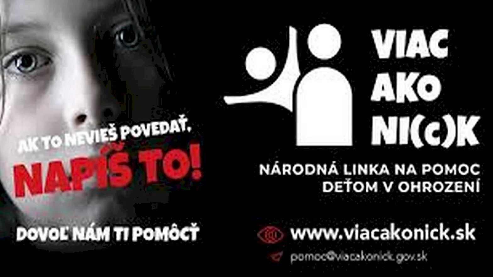 Linka na pomoc deťom VIAC AKO NI(c)K pomáha už 4 roky