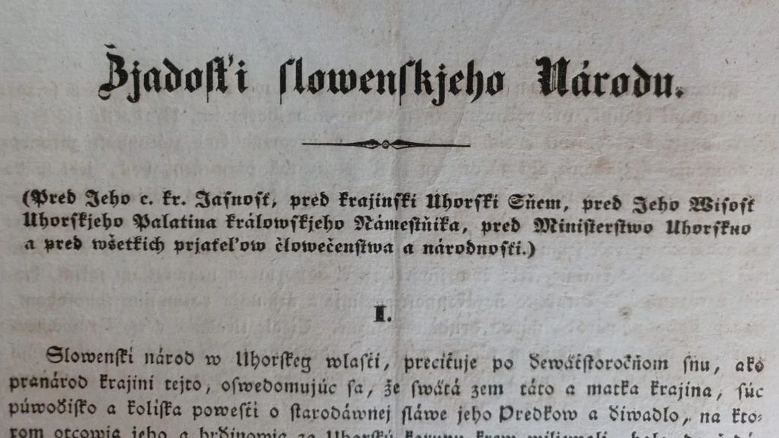 177 rokov odkazu Žiadostí slovenského národa v roku 35 rokov modernej samosprávy