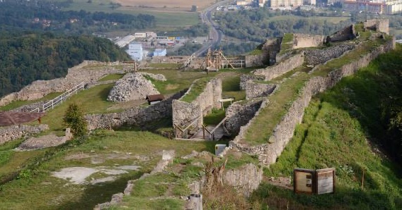 Pustý hrad. Snímka zdroj: mesto Zvolen.