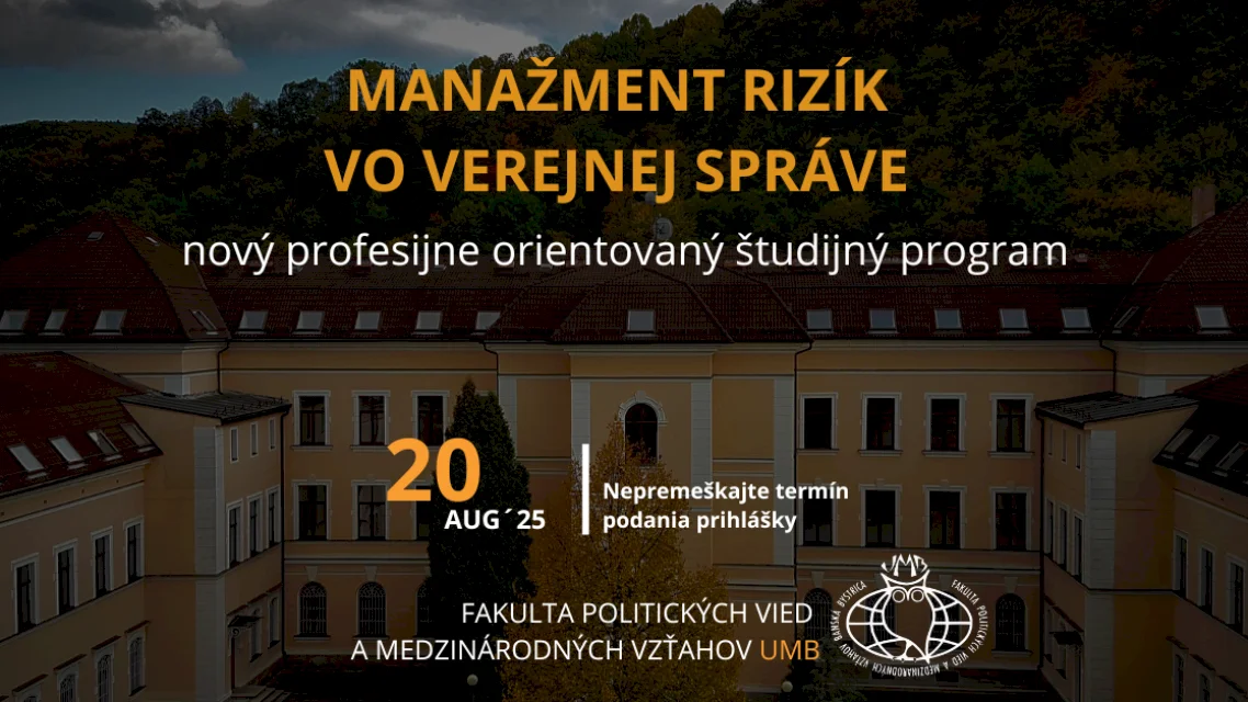 Univerzita Mateja Bela otvára nový unikátny študijný program