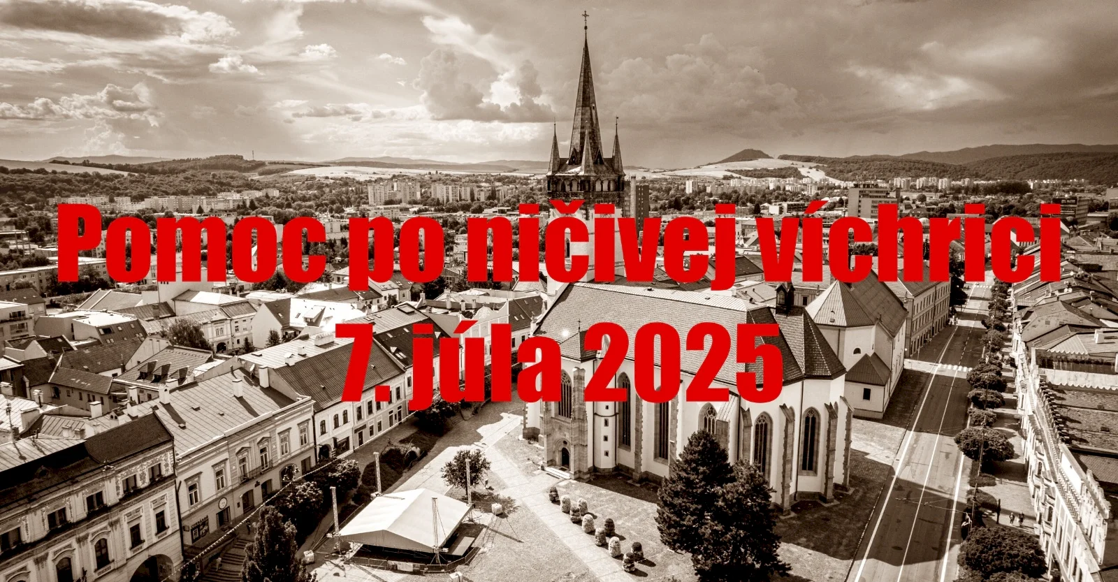 O pomoc po ničivej víchrici zo 7. 7. 2025 môžete požiadať aj prostredníctvom Nadácie PSK