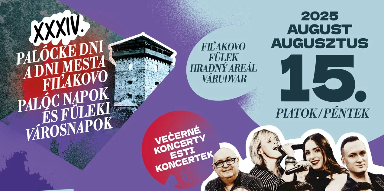 O mesiac sa začnú XXXIV. Palócke dni a Dni mesta Fiľakovo