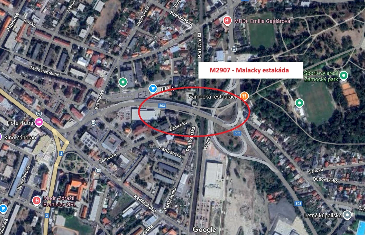 Župný správca komunikácií dnes začal opravovať dilatačné mostné závery na moste v Malackách