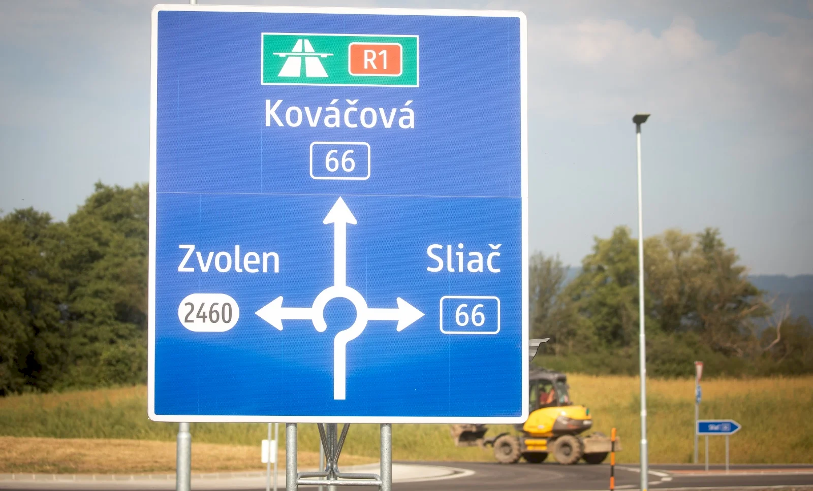 Nová kruhová križovatka pri Sliači zvýši bezpečnosť a plynulosť dopravy