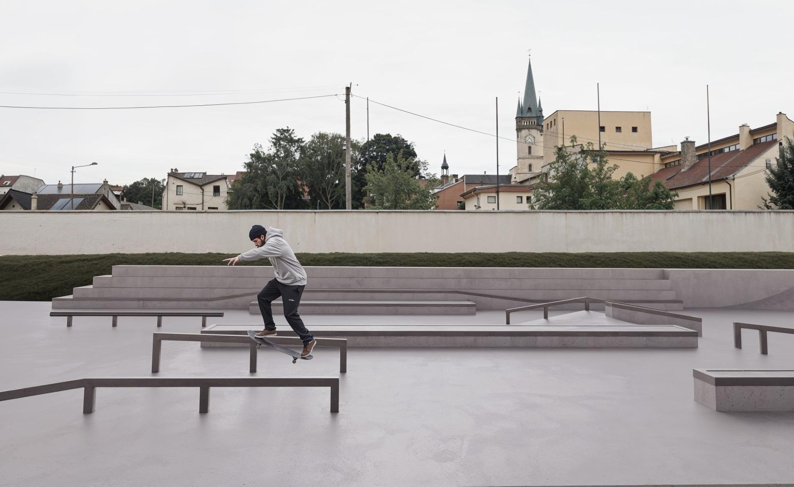 Vizualizácia skateparku. Autor vizualizácií: Portraits of Projects