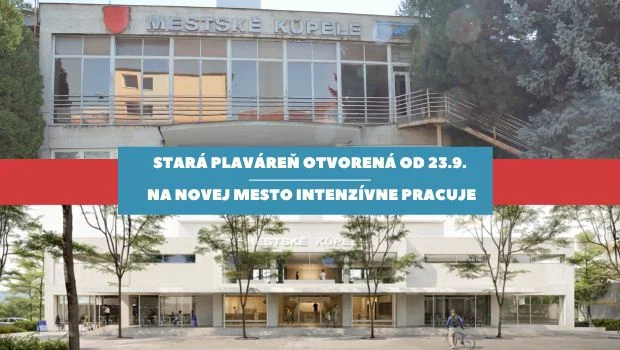 Mesto Zvolen opravilo starú plaváreň, na príprave novej intenzívne pracuje