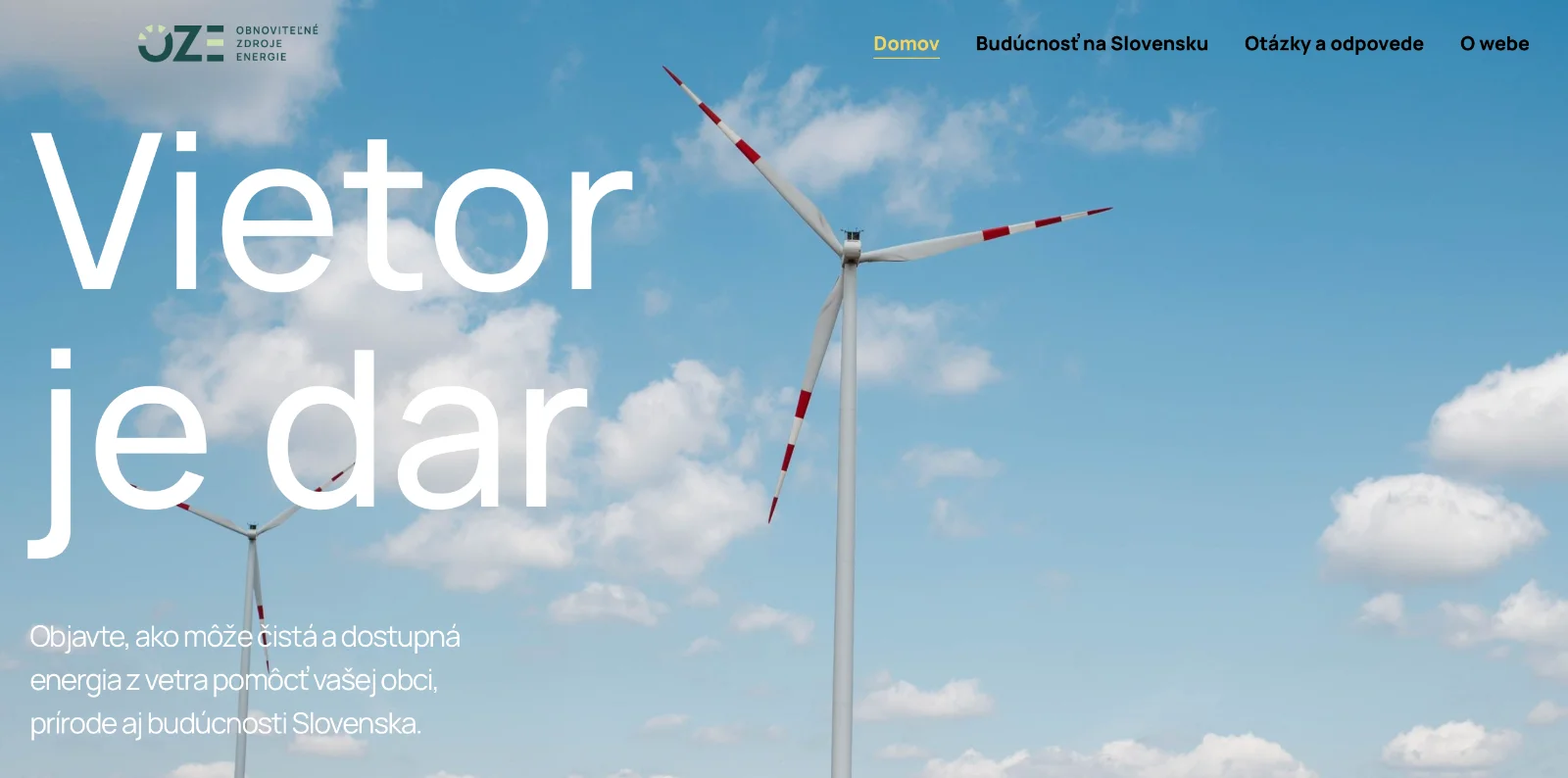 Slovensko spúšťa oficiálny informačný portál o obnoviteľných zdrojoch energie: www.oze.gov.sk