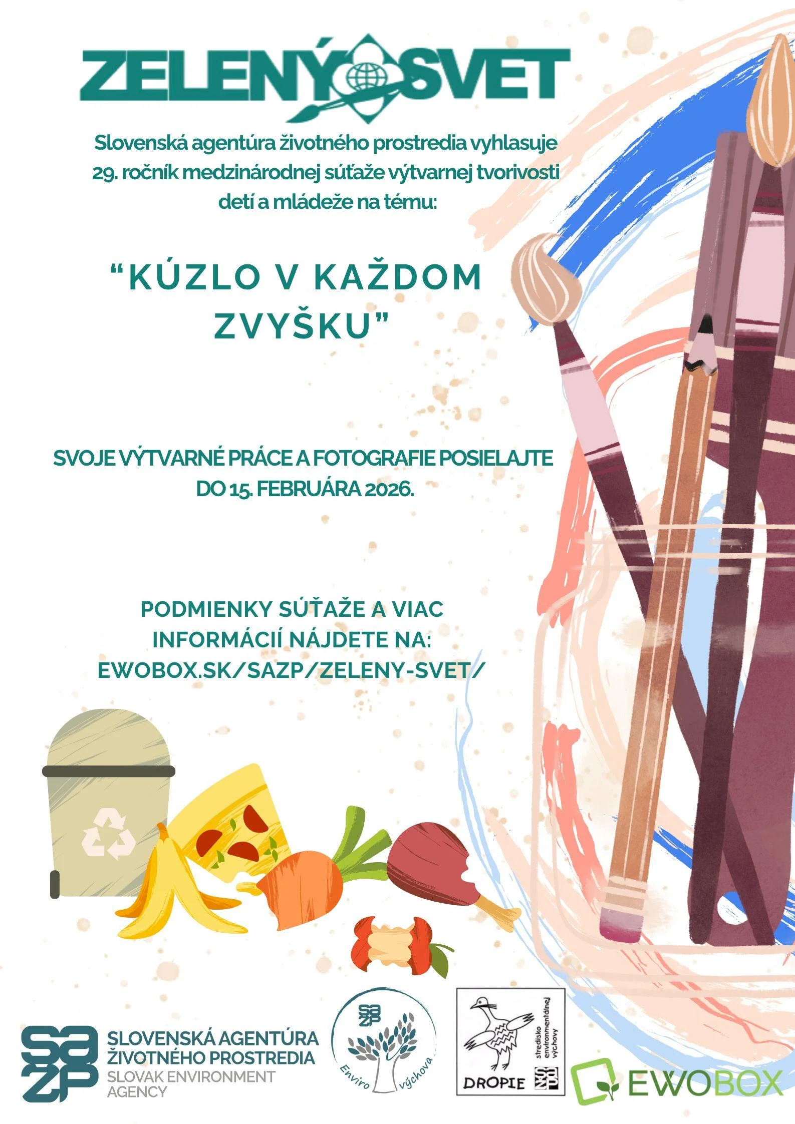 Kúzlo v každom zvyšku: Medzinárodná súťaž Zelený svet 2025 štartuje na Svetový deň potravín