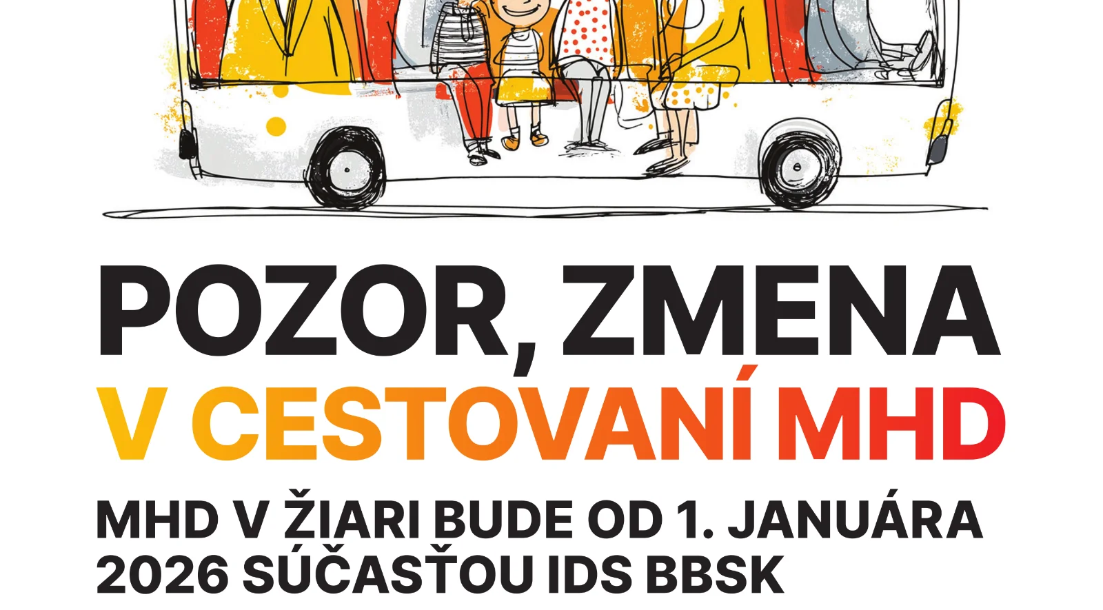 MHD Žiar nad Hronom vstúpi do IDS BBSK: Jedna karta na všetko, viac spojov a nové výhody od 1. januára 2026