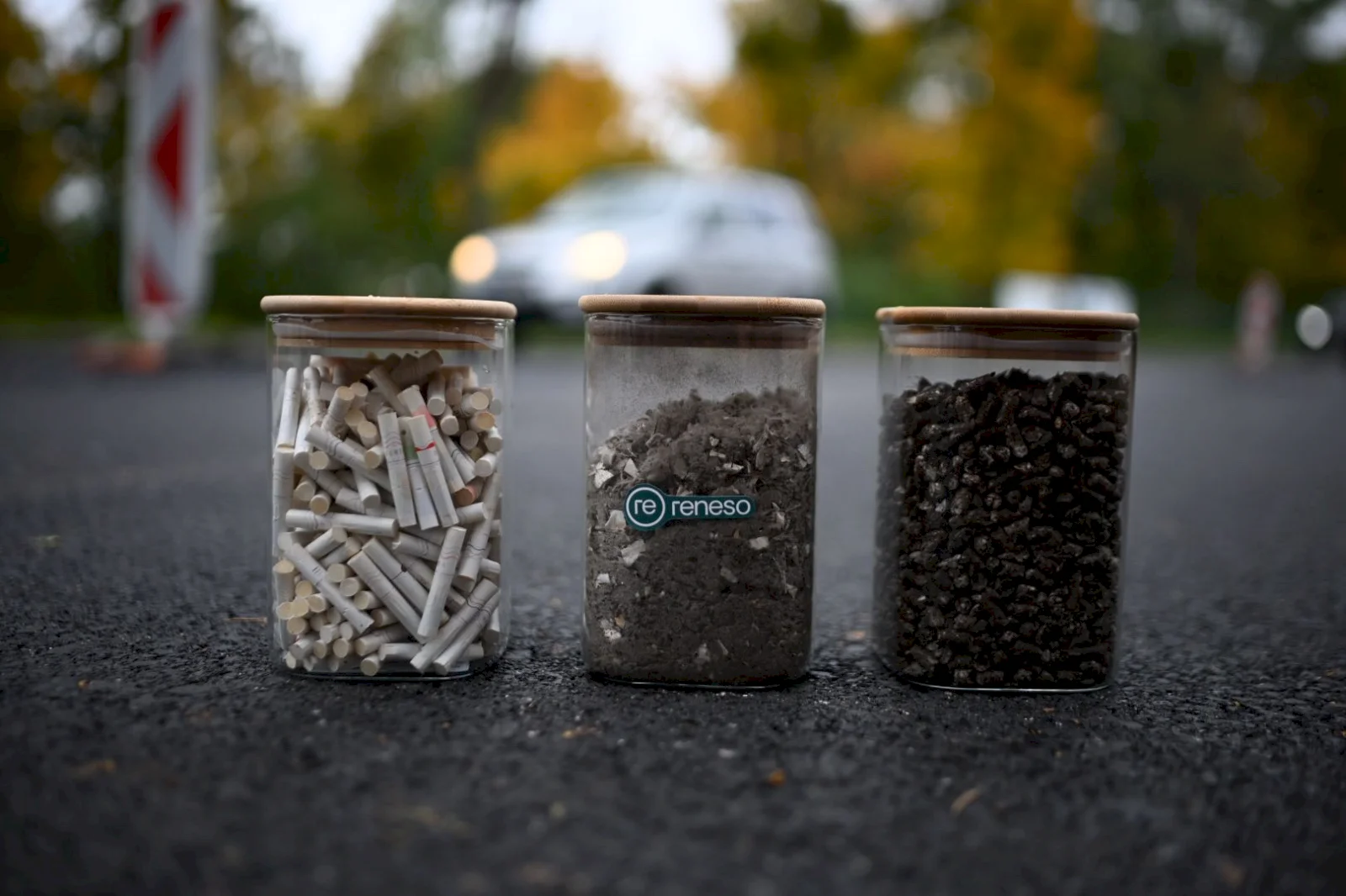 Bratislavský kraj testuje asfalt s prímesami recyklovaných ohorkov z cigariet