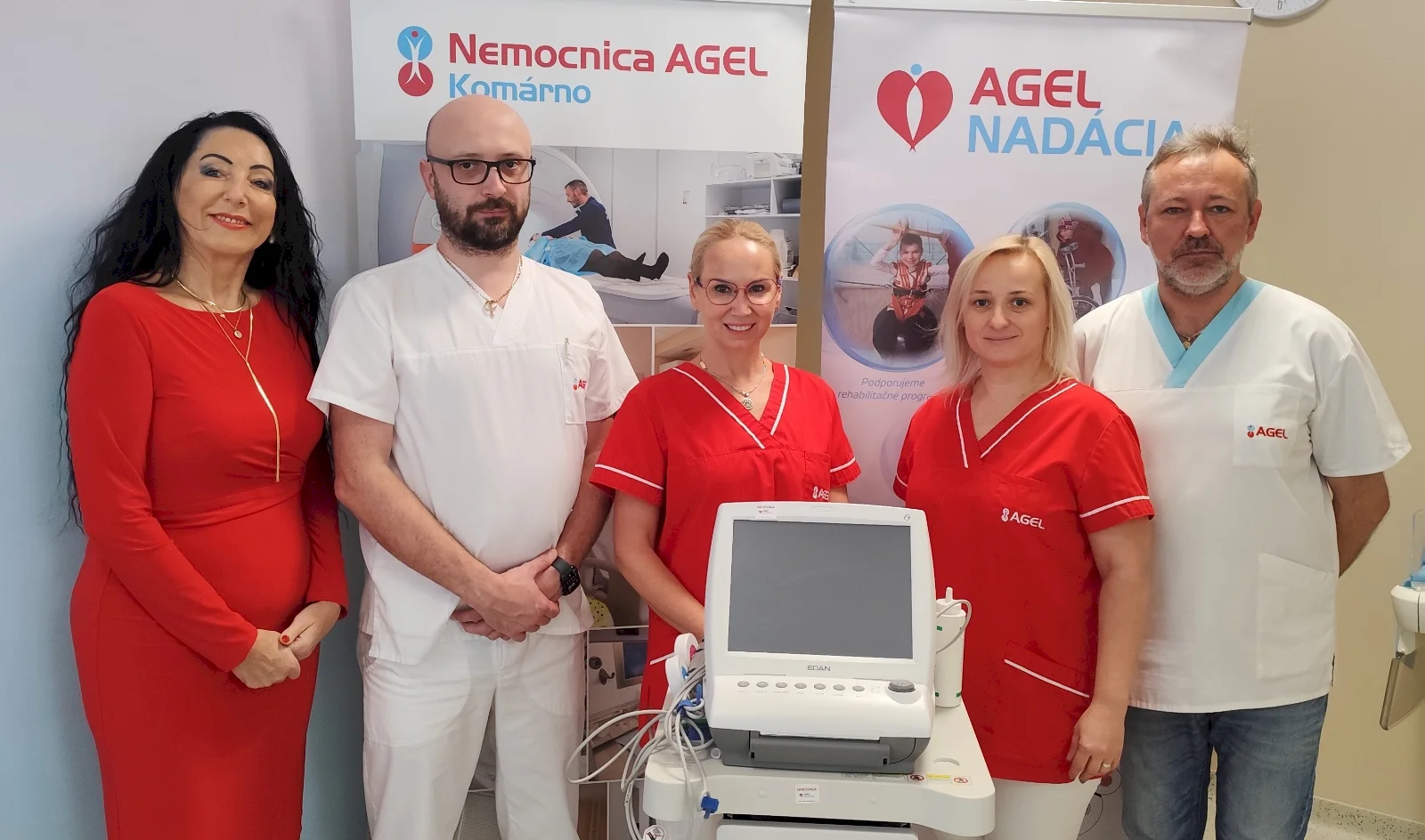 Vďaka podpore NADÁCIE AGEL pribudli v komárňanskej nemocnici tri nové prístroje
