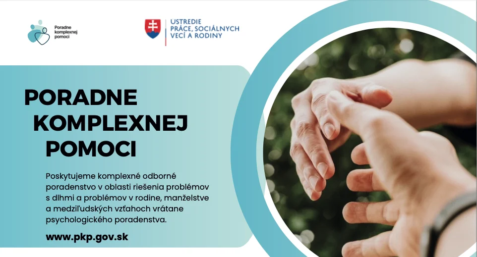 V 46 mestách po celom Slovensku nájdete Poradňu komplexnej pomoci